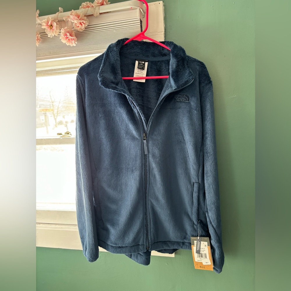NWT North Face Women’s Plus Size Osito Jacket 1x Shady Blue